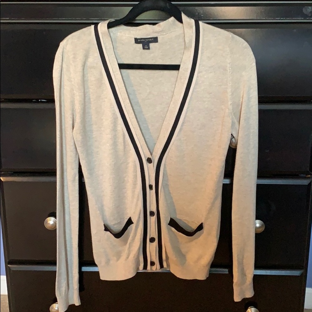Banana Republic Long Sleeve Grey Sweater XS